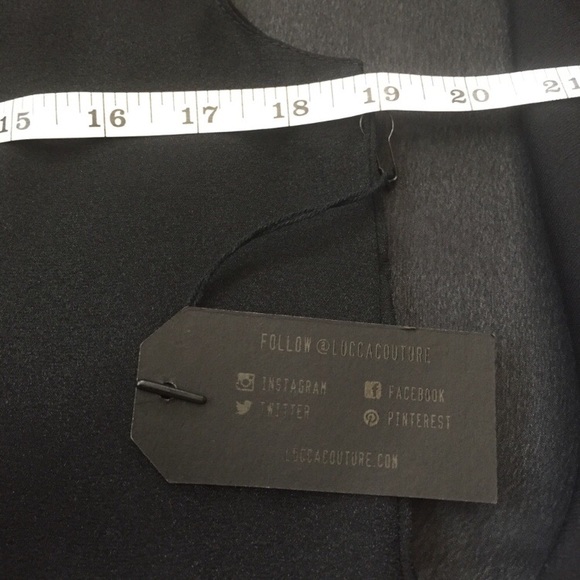 Lucca Couture Women’s Madelyn Flutter Cape Organza - Picture 8 of 8